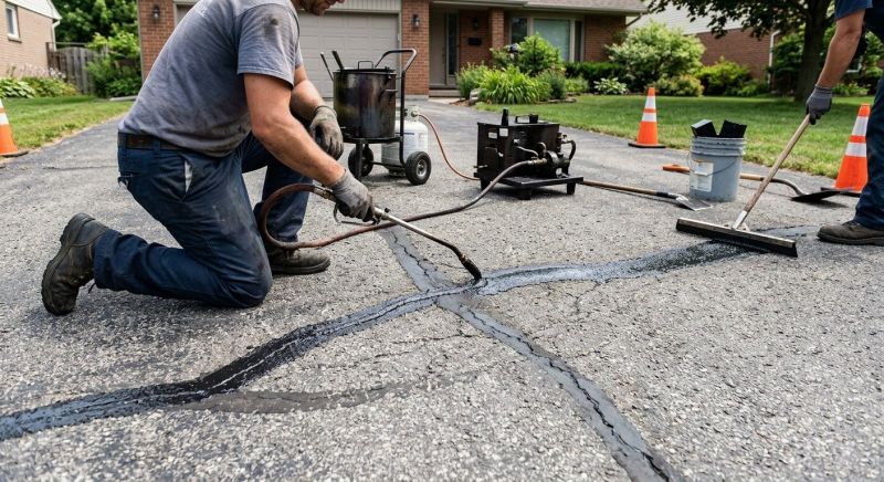 Asphalt Cracks Repair in Orange County, CA