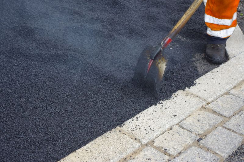 Asphalt Driveway Overlay Installation