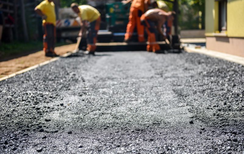 Asphalt Driveway Overlay Installation