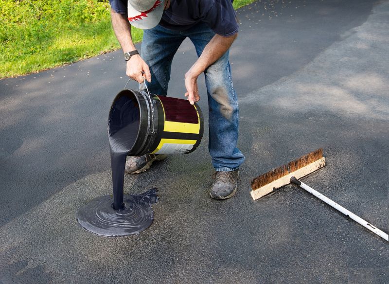 Asphalt Driveway Overlay Installation