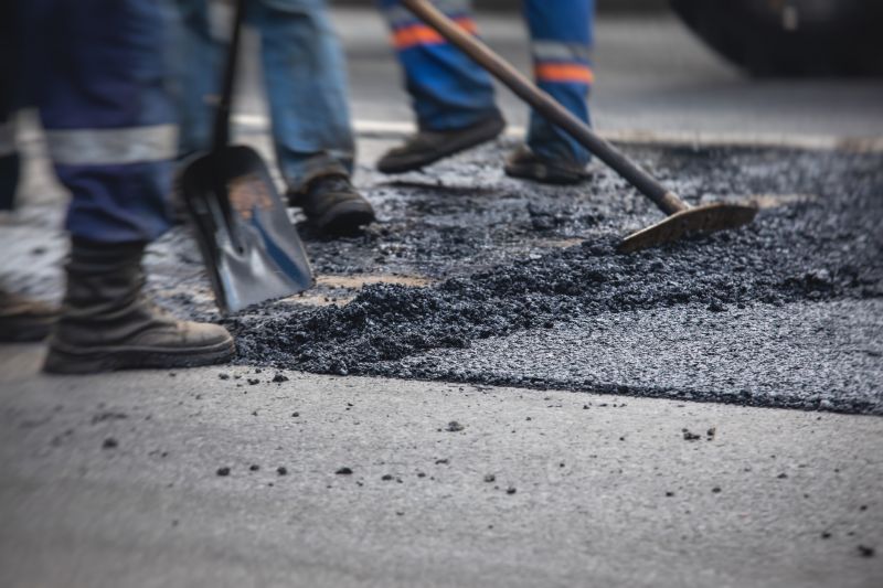 Asphalt Driveway Overlay Installation detail