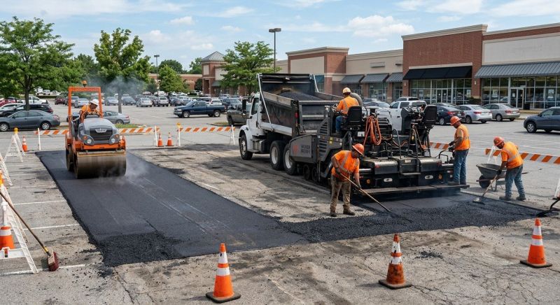 Parking Lot Repair in Savannah, GA